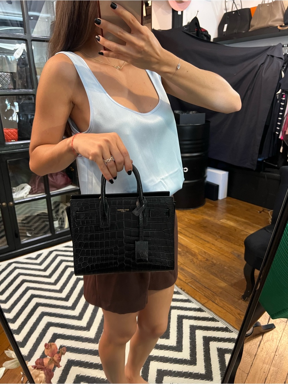 SAC DE JOUR CROCODILE - NANO - Picture 10 of 16